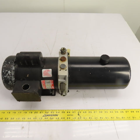 Dayton 2190453 Hydraulic Power Unit Capacitor Start Motor 1HP 115/208-230V 1Ph
