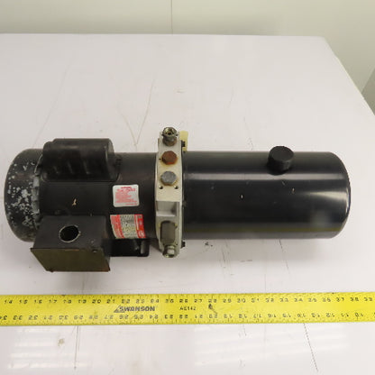 Dayton 2190453 Hydraulic Power Unit Capacitor Start Motor 1HP 115/208-230V 1Ph