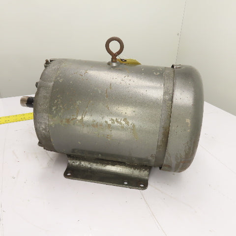Baldor M3704 3HP AC Electric Motor 208-230/460V 3Ph 215 Frame 1140RPM