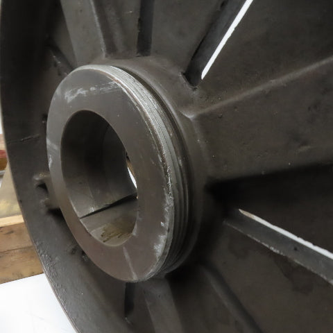 Lathe Faceplate 28" L3 Long Spindle Taper 10-3/8"-4 Thread