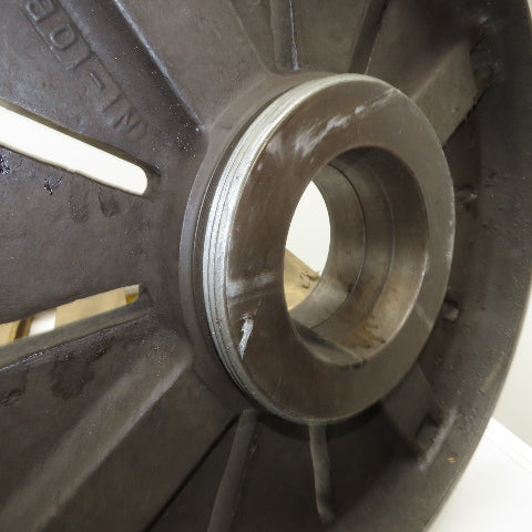 Lathe Faceplate 28" L3 Long Spindle Taper 10-3/8"-4 Thread