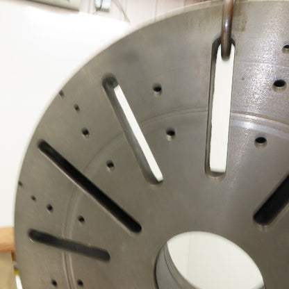 Lathe Faceplate 28" L3 Long Spindle Taper 10-3/8"-4 Thread
