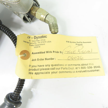 ITW Dynatec 084C174 220V Hot Melt Adhesive Dispensing Hand Spray Gun 90W 1000PSI