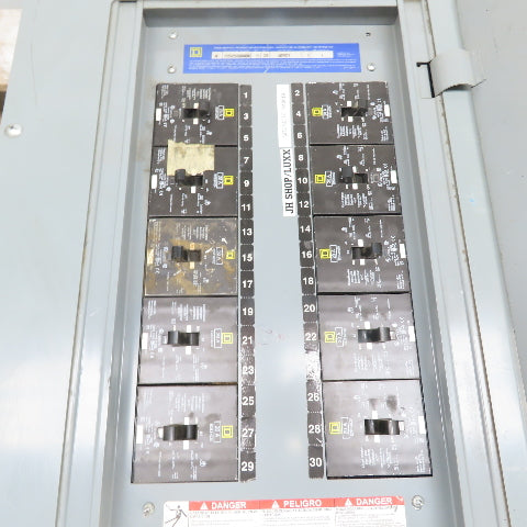 Square D NF 225A 3-Phase 4-Wire Panelboard 480Y/277V