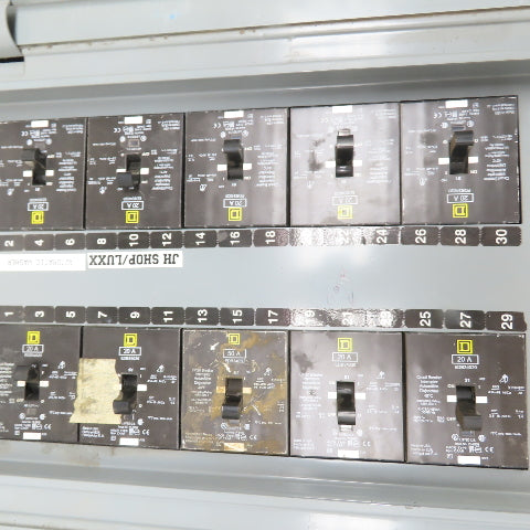 Square D NF 225A 3-Phase 4-Wire Panelboard 480Y/277V