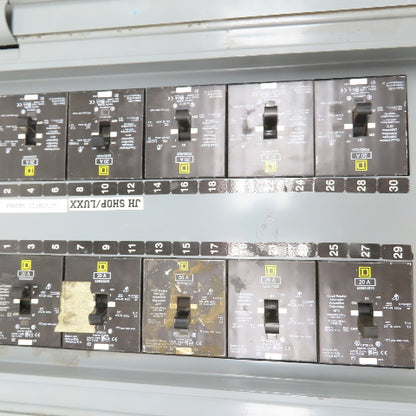 Square D NF 225A 3-Phase 4-Wire Panelboard 480Y/277V