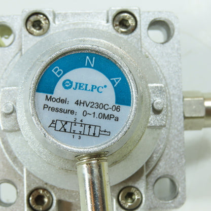 JELPC 4HV230C-06 4/3 Way Manual Rotary Hand Lever Valve 0-1.0MPa 1/8"