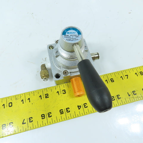JELPC 4HV230C-06 4/3 Way Manual Rotary Hand Lever Valve 0-1.0MPa 1/8"