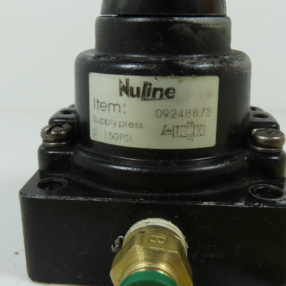 Nuline 09248873 4/3 Way Manual Rotary Hand Lever Valve 0-150PSI 1/4" NPT