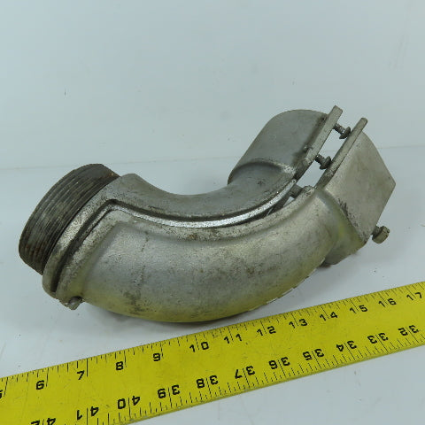 Gedney AC-300 3" Armored Cable Conduit Elbow Connector Fitting