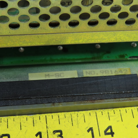 Okuma M-SC NO. 981642 CNC Control Keyboard Panel Unit