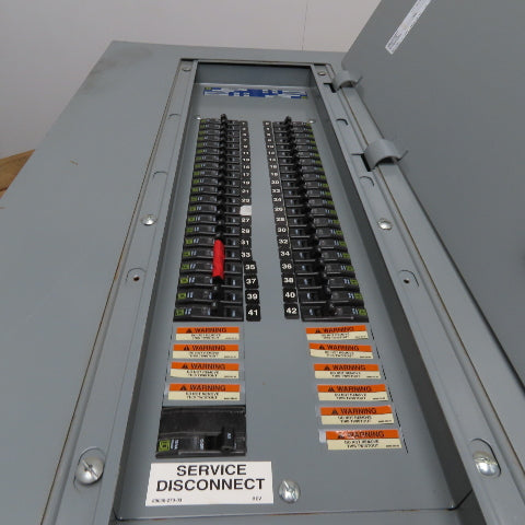 Square D MHC41S NQOD Panelboard Load Center 120/240VAC 80A Main