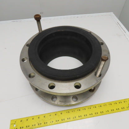 10" Rubber Expansion Joint Flanged Pipe Fitting 12 Hole