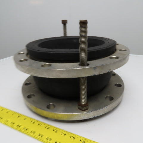 10" Rubber Expansion Joint Flanged Pipe Fitting 12 Hole