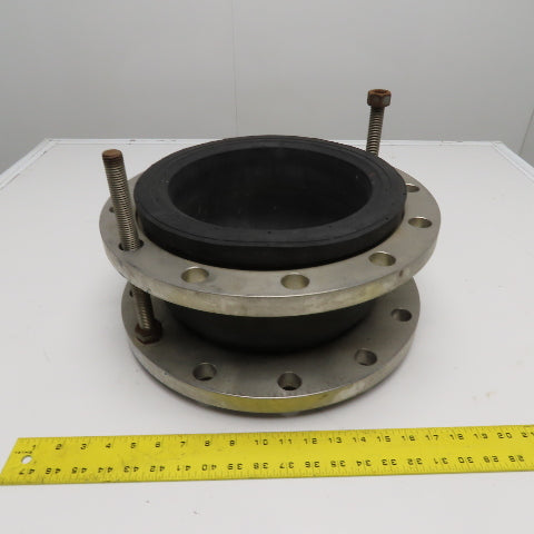 10" Rubber Expansion Joint Flanged Pipe Fitting 12 Hole