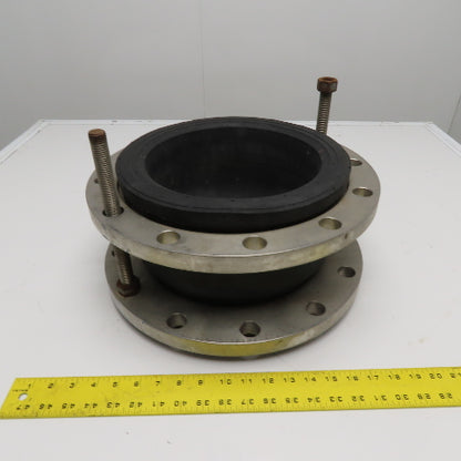 10" Rubber Expansion Joint Flanged Pipe Fitting 12 Hole