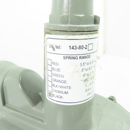 Sensus 143-80-2 1" NPT Gas Pressure Regulator 3/16" Orifice