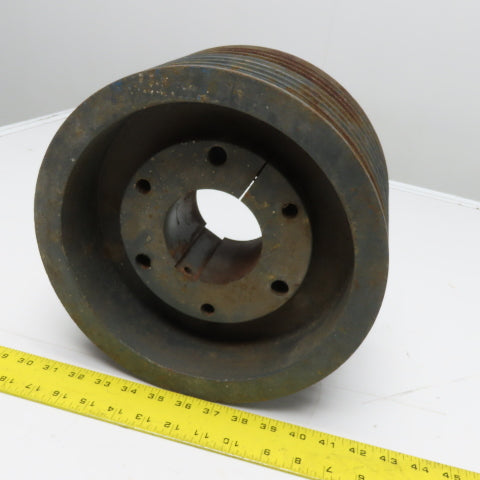 TB Woods 5V11 3/8 F 8 Groove 5V Sheave Pulley MAX RPM 2195 QD Bushed 3-3/8" Bore