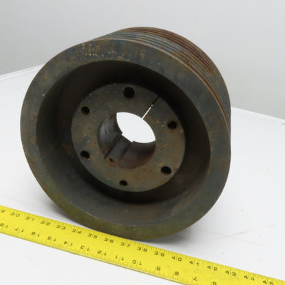 TB Woods 5V11 3/8 F 8 Groove 5V Sheave Pulley MAX RPM 2195 QD Bushed 3-3/8" Bore