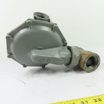 Sensus 143-80 1" Gas Pressure Regulator Green 3.5-10.5" WC 3/16" Orifice 125PSI