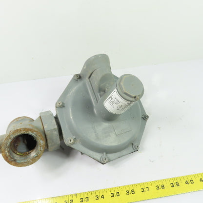 Sensus 143-80 1" Gas Pressure Regulator Green 3.5-10.5" WC 3/16" Orifice 125PSI