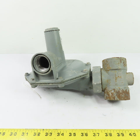 Sensus 143-80 1" Gas Pressure Regulator Green 3.5-10.5" WC 3/16" Orifice 125PSI