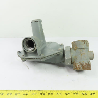 Sensus 143-80 1" Gas Pressure Regulator Green 3.5-10.5" WC 3/16" Orifice 125PSI
