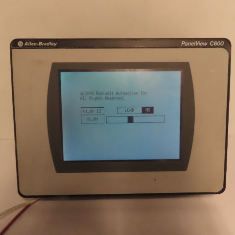Allen-Bradley 2711C-T6M PanelView C600 Touchscreen Operator Interface 24VDC