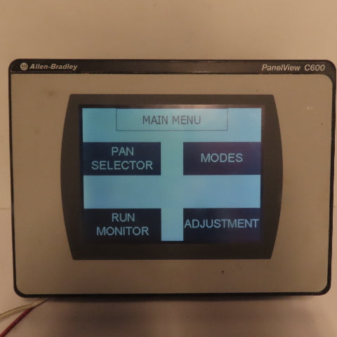Allen-Bradley 2711C-T6M PanelView C600 Touchscreen Operator Interface 24VDC