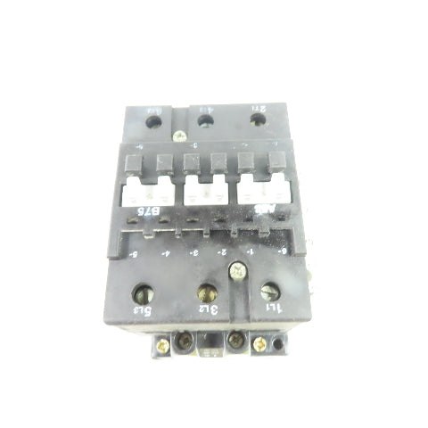 ABB B75 125A 3-Pole Contactor 120V Coil 600V Max