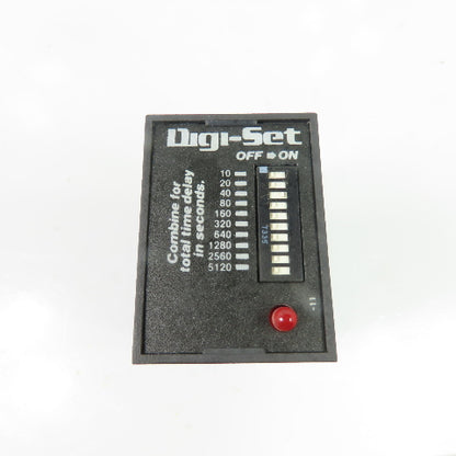 SSAC TDMH120AL 120VAC Digi-Set Time Delay Relay 8-Pin DPDT 10A