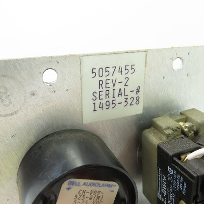 5057455 1495-328 Instrument Power Drive Heat Control Switch Panel w/Alarm