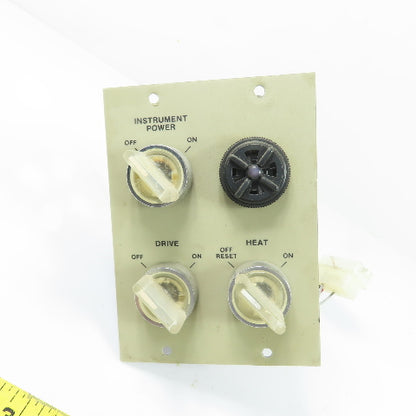 5057455 1495-328 Instrument Power Drive Heat Control Switch Panel w/Alarm