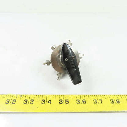 Whitey SS-43Z6FS2 7-Way 316 Stainless Steel Ball Valve 500PSI
