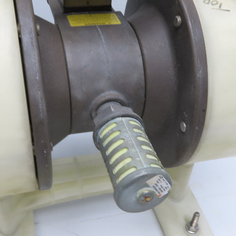 1" NPT Air Operated Double Diaphragm Pump PTFE Polypropylene