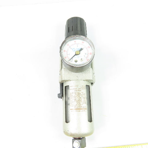 SMC NAW3000 Pneumatic Filter Regulator 3/8" NPT 120PSI