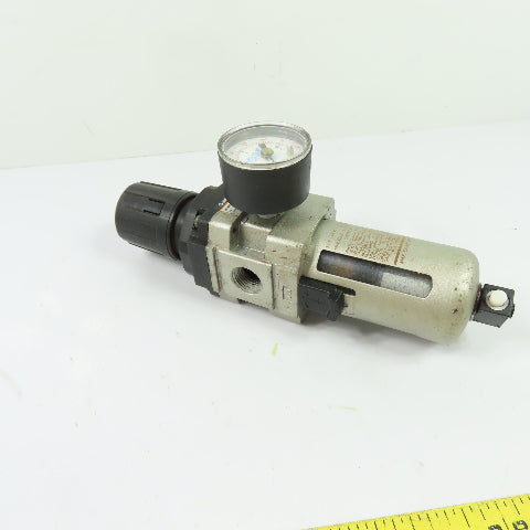 SMC NAW3000 Pneumatic Filter Regulator 3/8" NPT 120PSI