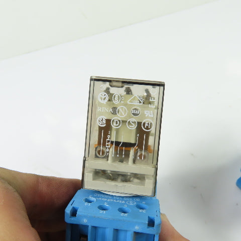 Finder Type 60.12 10A 250V General Purpose Relay 24VAC Coil Lot Of 3