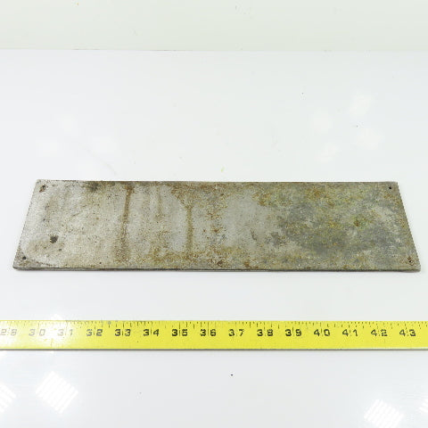 SINICO Cast Aluminum Machine Builder Nameplate Sign 15-1/2" x 4-1/4"