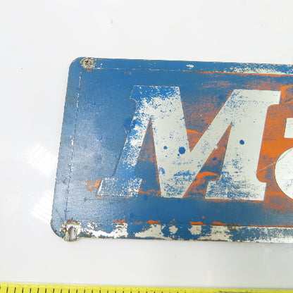 Marvel N/A Cast Machine Builder Nameplate Sign 14-1/2" x 3-1/2"