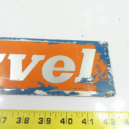 Marvel N/A Cast Machine Builder Nameplate Sign 14-1/2" x 3-1/2"