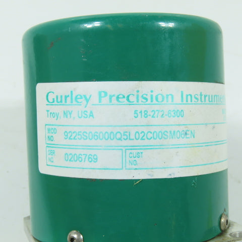 Gurley 9225S06000Q5L02C00SM06EN Rotary Optical Incremental Shaft Encoder 6000CPR