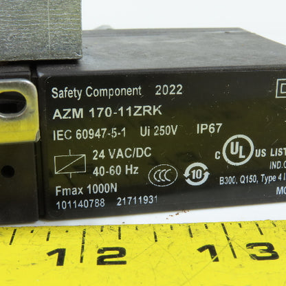 Schmersal AZM 170-11ZRK 24VAC/DC Solenoid Interlock Safety Switch IP67