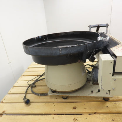 Accu-Count Model 15 Vibratory Parts Feeder Bowl 117V W/ Accu-Count 124 Autobag