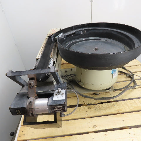 Accu-Count Model 15 Vibratory Parts Feeder Bowl 117V W/ Accu-Count 124 Autobag