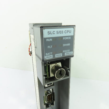 Allen-Bradley 1747-L531 SLC 500 SLC 5/03 Processor Unit Ser E Rev 8 W/1747-OS302