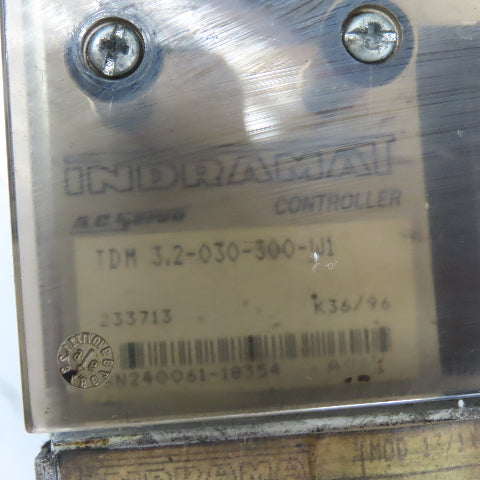 Indramat TDM 3.2-030-300-W1 AC Servo Controller Drive