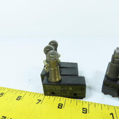 Omron Z-15GQ22 15A Roller Plunger Limit Switch 125/250/480VAC Lot Of 12
