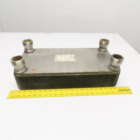 GEA 100094670 GBS 700M-40 Brazed Plate Heat Exchanger 450 PSI 2" NPT