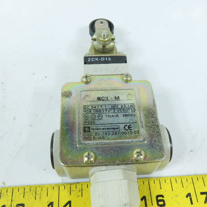 Telemecanique ZCK-D15 XCK-M Roller Lever Limit Switch 380VAC